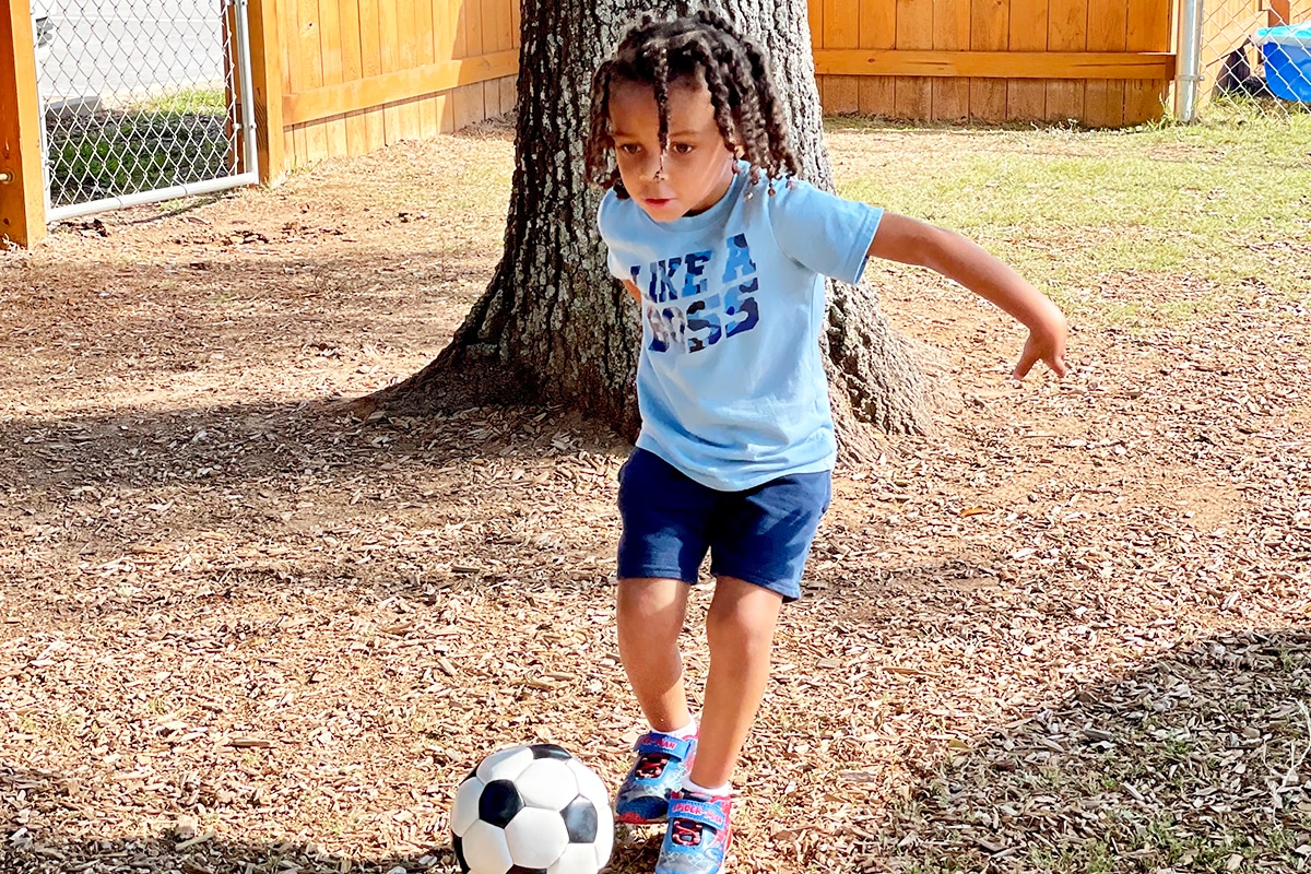 Outdoor Playtime Helps Them Blow Off Steam